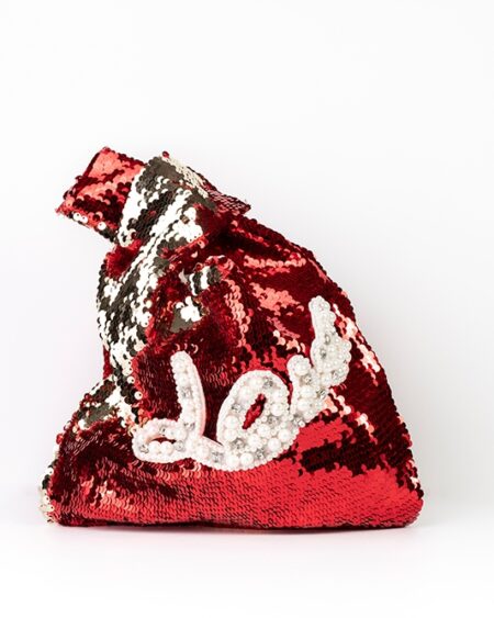 Borsa paillettes Love