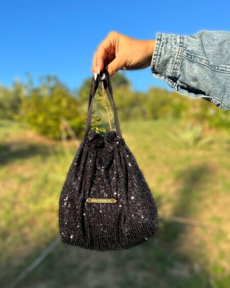 Mini borsa pochette 'a sacchetto'
