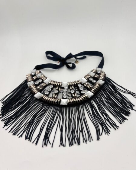 Collana colletto con frange