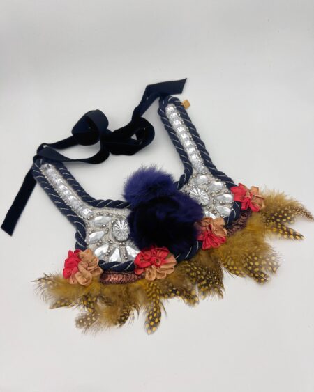 Collana colletto con cristalli