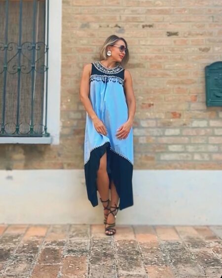 Abito cotone e lycra