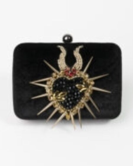 Borsa pochette clutch nero