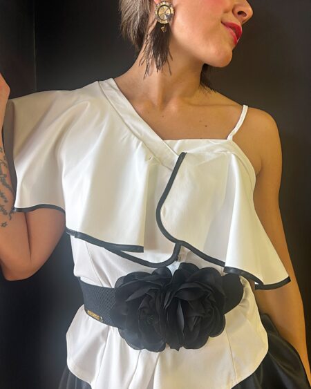 Cintura black Flowers