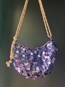 Borsa pochette paillettes Tahiti (5)