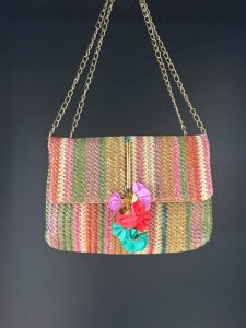 Borsa pochette rainbow