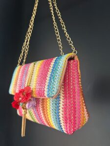 Borsa pochette rainbow