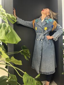trench boho chic