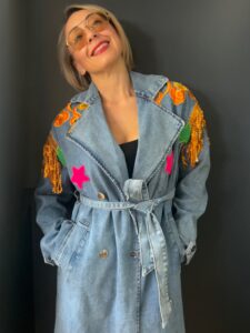trench boho chic