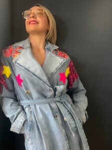 trench boho chic