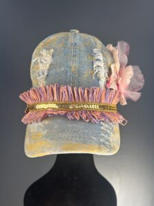 Cappello jeans con visiera IBISCUS