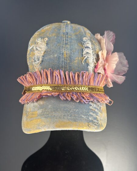 Cappello jeans con visiera IBISCUS