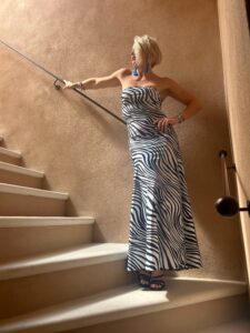 Abito a sirena ZEBRA