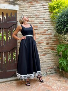 Abito nero Louise (2)