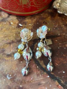 Orecchini oro e perle