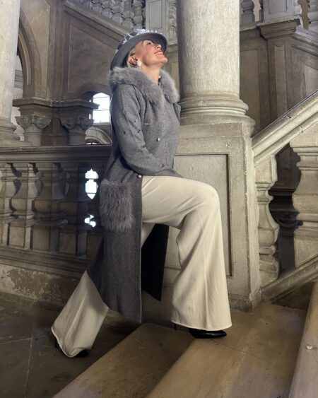Gilet lungo Grey