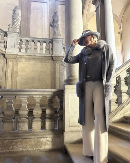 Coordinato Gilet e Maglione Grey