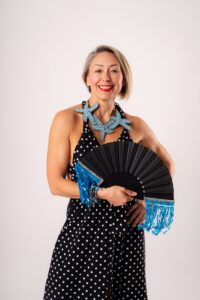 Ventaglio elegante nero