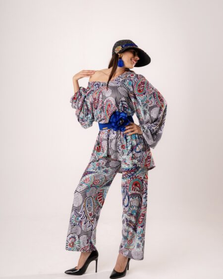 Completo Donna Elegante Paisley