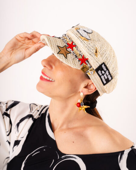 Orecchini a Clip "Sardinia Star" con Stella Marina, Perle e Charm