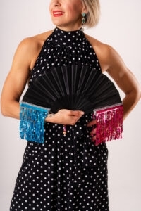 Ventaglio elegante nero