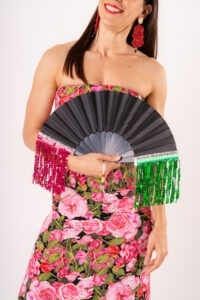 Ventaglio elegante nero