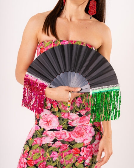 Ventaglio elegante nero