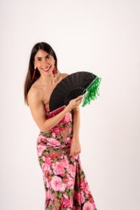 ventaglio verde fucsia